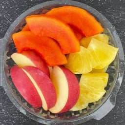 มะละกอ+แอพเปิ้ล+สับปะรด