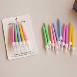 เทียนสั้นพาสเทล