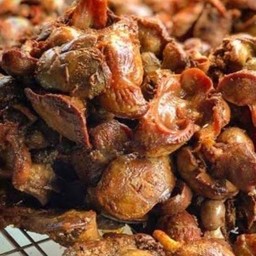 เครื่องในไก่ทอด