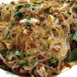 ลาบวุ้นเส้นหมูสับ