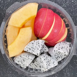 แคนตาลูป+แก้วมังกร+แอพเปิ้ล