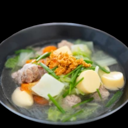 แกงจืดเต้าหู้หมูสับผักกาดขาว
