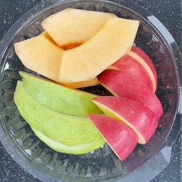 แคนตาลูป+ฝรั่งสด+แอพเปิ้ล