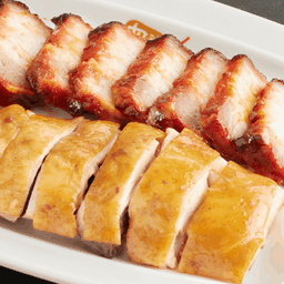 หมูแดงส่วนท้อง+ไก่ซีอิ้ว