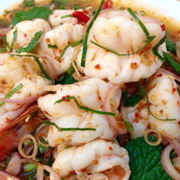 กุ้งพล่า