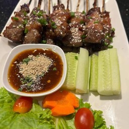 โคขุนเสียบไม้ย่าง