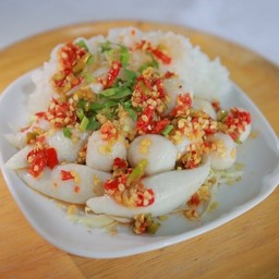 ลวกจิ้มลูกชิ้นปลาลูกใหญ่