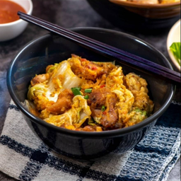 สุกี้แห้งทะเล(กุ้งปลาหมึก)