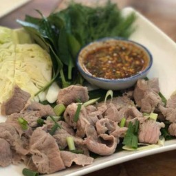 เนื้อน่องลายลวกจิ้ม