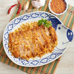 คอหมูทอด