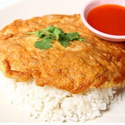 ข้าว+ไข่เจียวหมูสับ