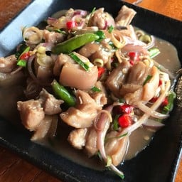 หมูสามชั้นผัดกะปิ