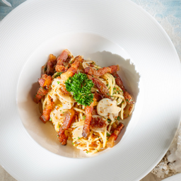 Italian Sausage Spaghetti AOP (สปาเก็ตตี้ผัดไส้กรอกอิตาเลียน)