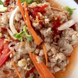 ยำวุ้นเส้นหมูสับ