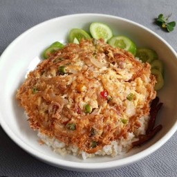 ข้าวไข่เจียวแหนม