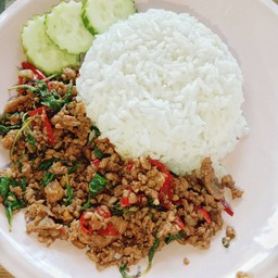 กะเพราเนื้อสับ