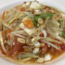 ส้มตำไทย-ไข่เค็ม
