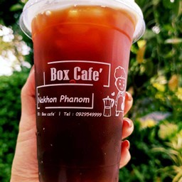 กาแฟดำ คั่วกลางค่อนเข้ม (เย็น)ไม่ใส่ความหวาน