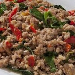 ผัดกระเพรา(กับข้าว)