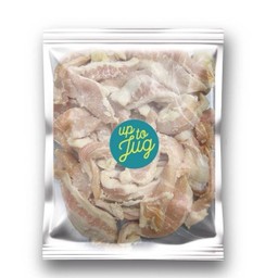 หมูทอดเบรคแตกแพ็คละ 300 กรัม พร้อมน้ำจิ้มแจ่ว