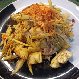 ยำสัปปะรด ใส่ มะม่วงสับ น้ำปลาหวาน(ไม่แยกน้ำ)บางวันน้ำปลาร้า