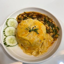 ข้าวไข่ข้นต้มยำไก่