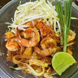 ผัดไทยกุ้งสด