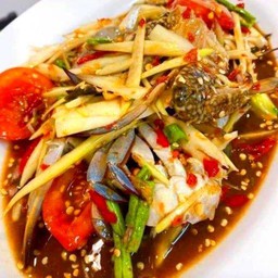 ตำปูม้าสดน้ำปลาร้านัวๆๆ