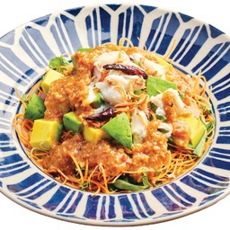 สลัดแครอท อะโวคาโด ปู