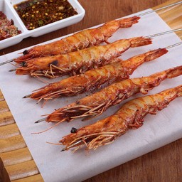 กุ้งย่างหม่าล่าแซ่บ(ตัวหย่าย)