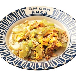 มะระหวานผัดไข่