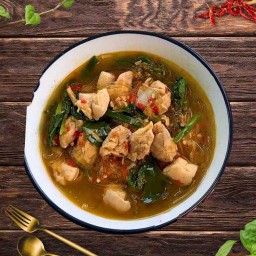อ่อมไก่ใส่วุ้นเส้น