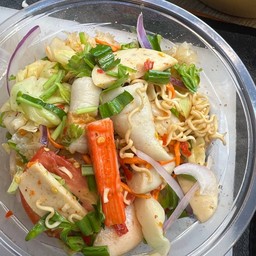 Spicy Instant Noodle Salad