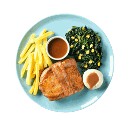 ฟิเลมิยองไก่ ผักโขม