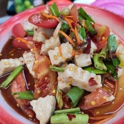 ตำหมูยอ ปูปลาร้า