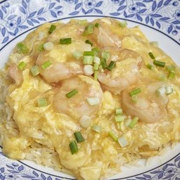 ข้าวผัดไข่ข้นกุ้ง