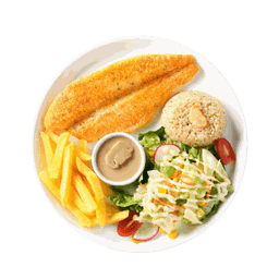 สเต๊กปลาดอรี่ ซอสเห็ด