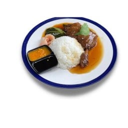 ข้าวหน้าน่องเป็ด Roasted duck on rice