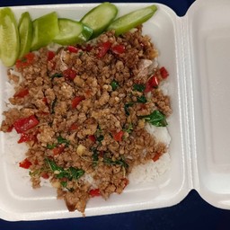 ข้าวกะเพราหมูสับ