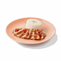 ข้าวญี่ปุ่นยำหมูย่าง