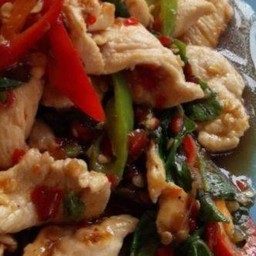 [อร่อยซ่ากับโค้ก] กระเพราไก่ราดข้าว +  โค้ก ออริจินัล (กระป๋อง)