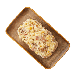 สปาเก็ตตี้เบคอนแฮมและเห็ดครีมชีส