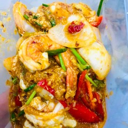 กุ้งผัดกะหรี่