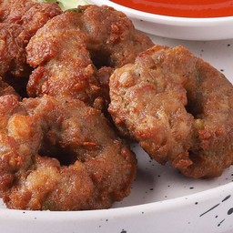 เพิ่มหมูปั้นทอด3ก้อน