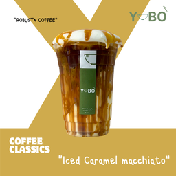 คาราเมลมัคคิอาโต้เย็น ICED CARAMEL MACCHIATO