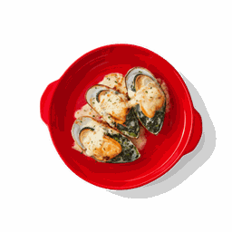 หอยแมลงภู่นิวซีแลนด์อบชีส