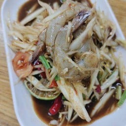 ตำกุ้งสดปลาร้า