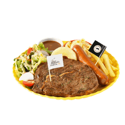 สเต๊กโคขุน เนื้อนำเข้า และไส้กรอกคูโรบูตะ