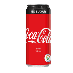 โค้ก ไม่มีน้ำตาล (กระป๋อง)