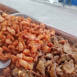 Fried Pork and Chicken Wrapped Rice